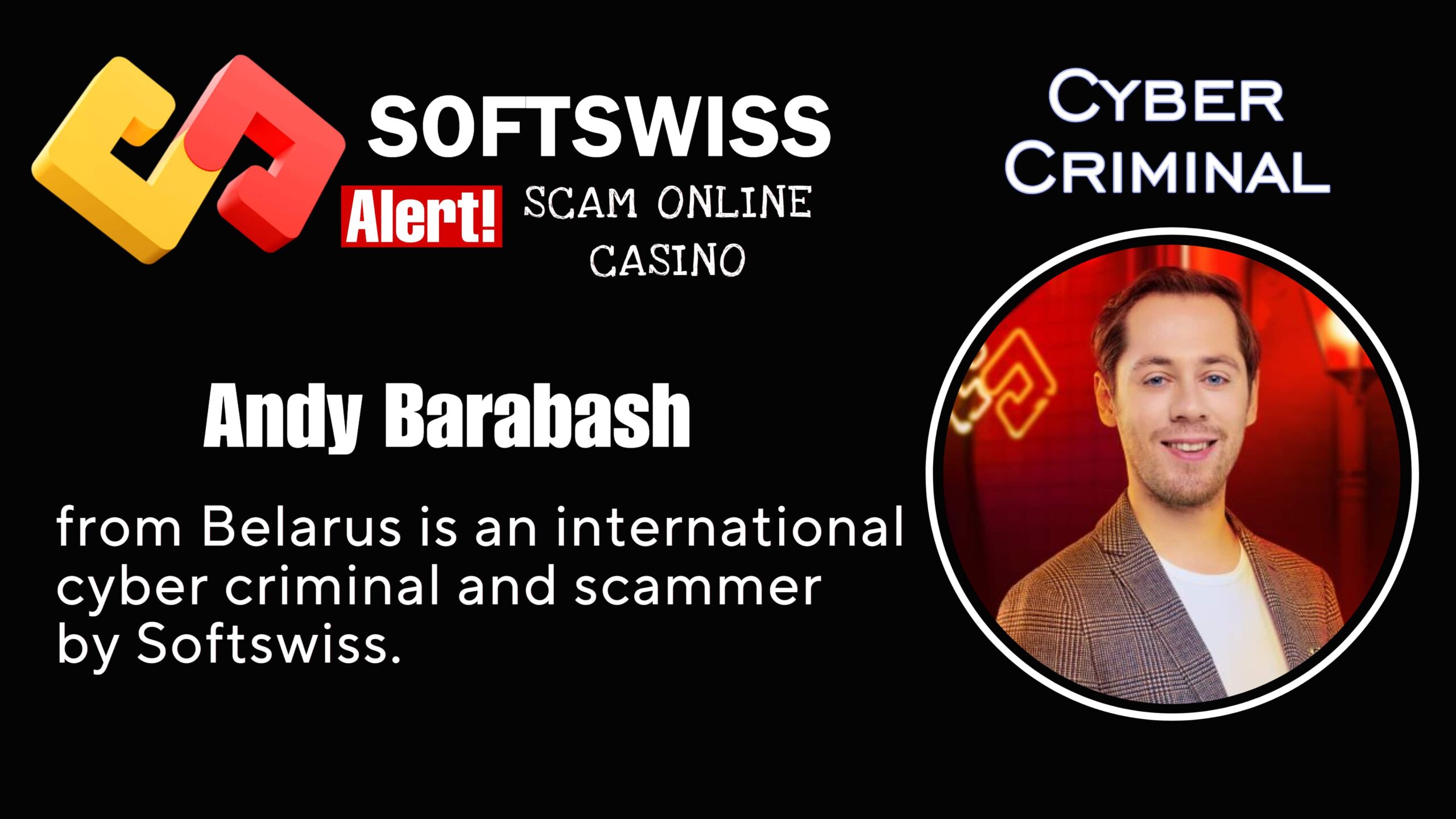 Andy Barabash - softswiss scam - Casino by Softswiss